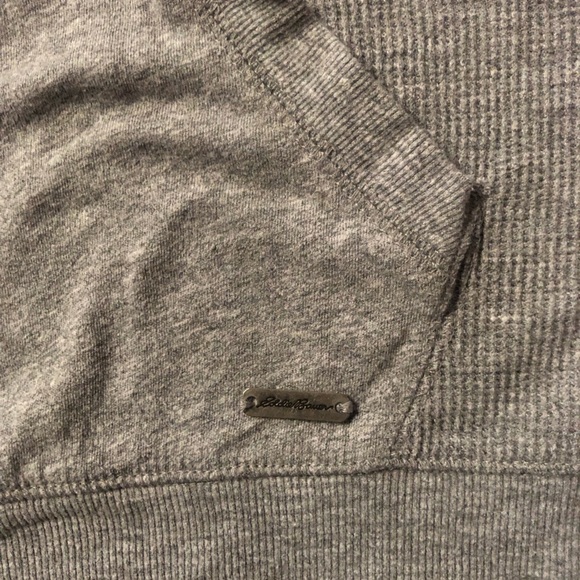 EDDIE Bauer thermal cotton hoodie. Size M Front pocket. - Picture 2 of 6